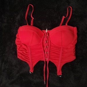 Sexy Red Crop Top